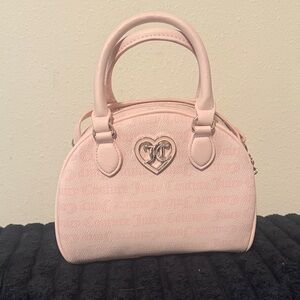 Juicy Couture Pink Satchel with Heart Detail
